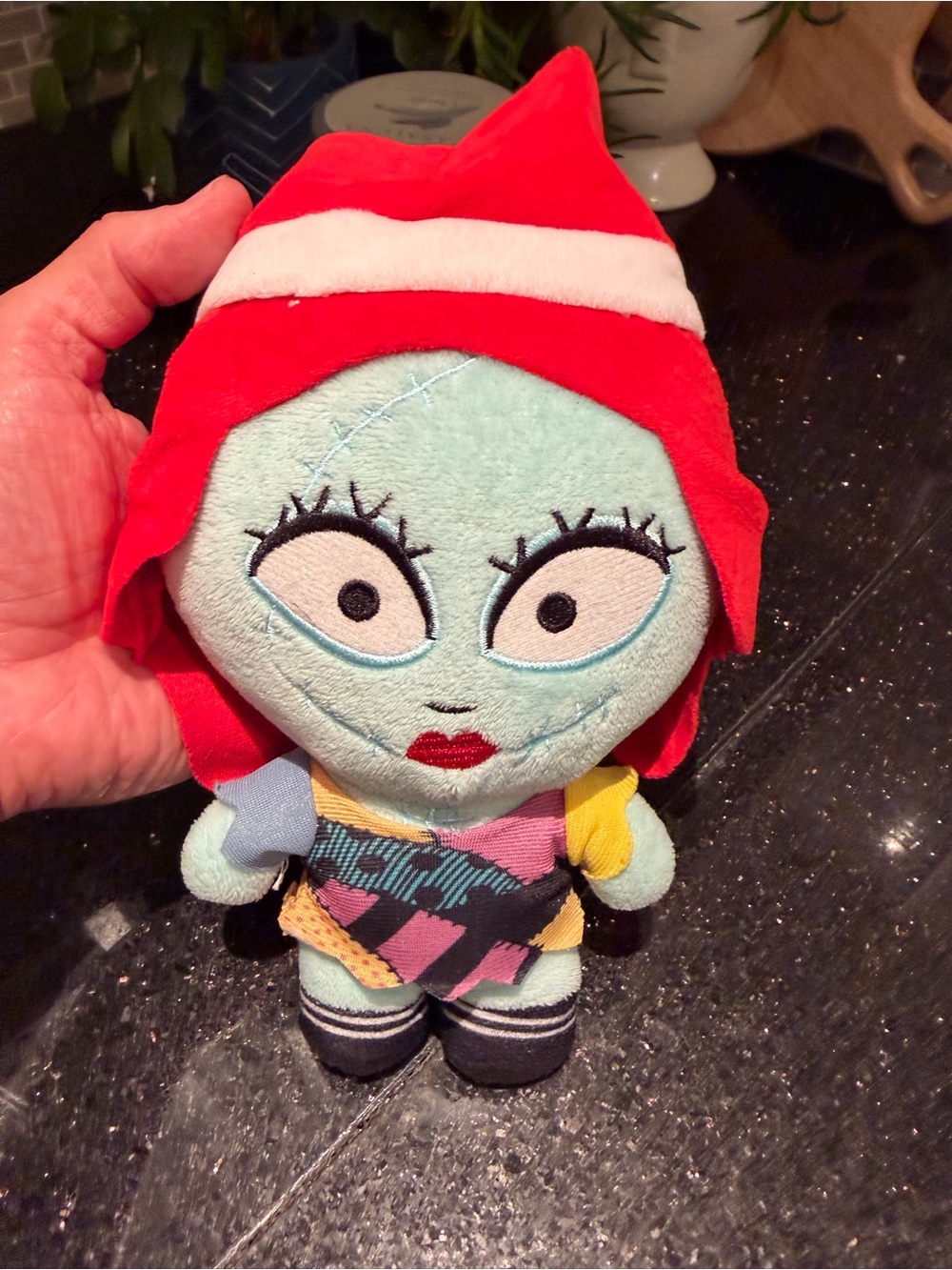 Disney The Nightmare Before Christmas Santa Sally Holiday Plush